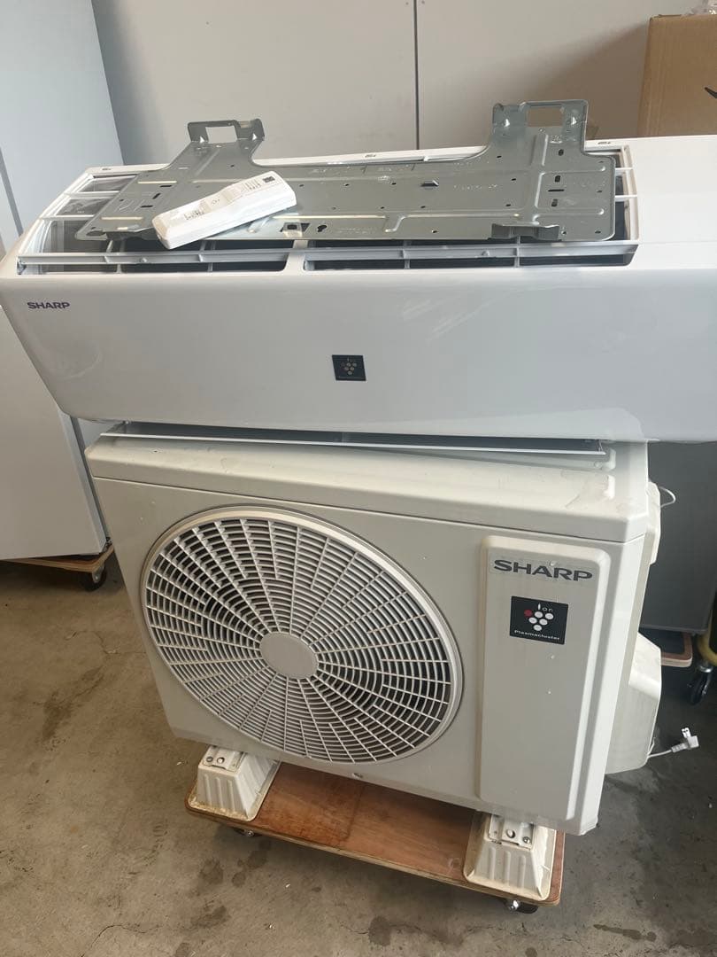 分解洗浄済みSHARP AY-P22DH エアコン室外機2023年製　T