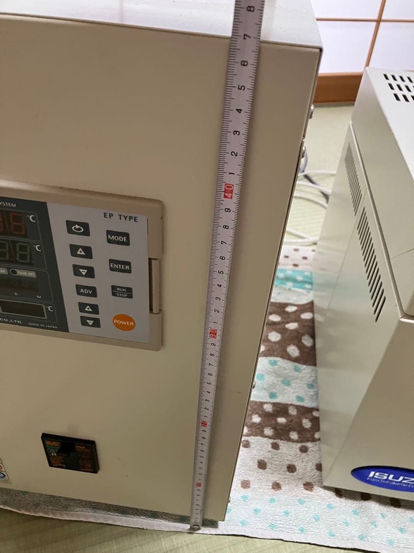 電気炉と温度調節器　陶芸、焼き物作りに　取扱説明書あり