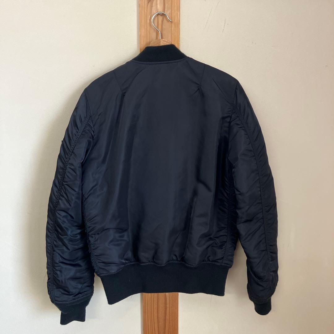 【美品】MA-1 ALPHA INDUSTRIES ブラック　Ｌサイズ