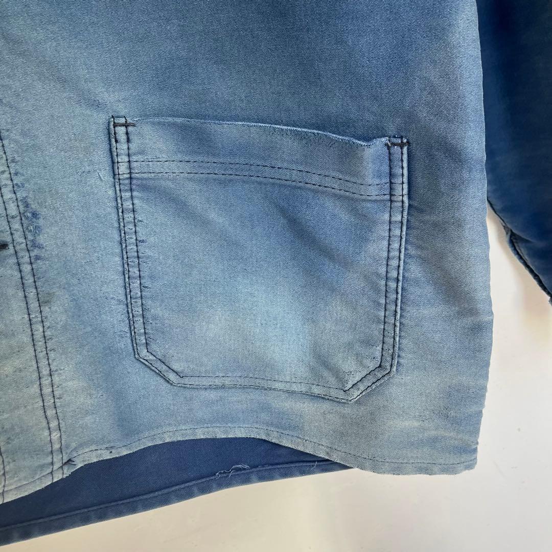 70s 80s フレンチ モールスキンジャケット カバーオール ヴィンテージ