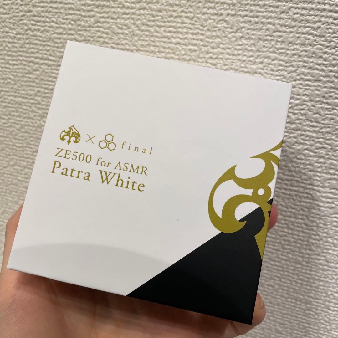 イヤホン ZE500 for ASMR Patra White