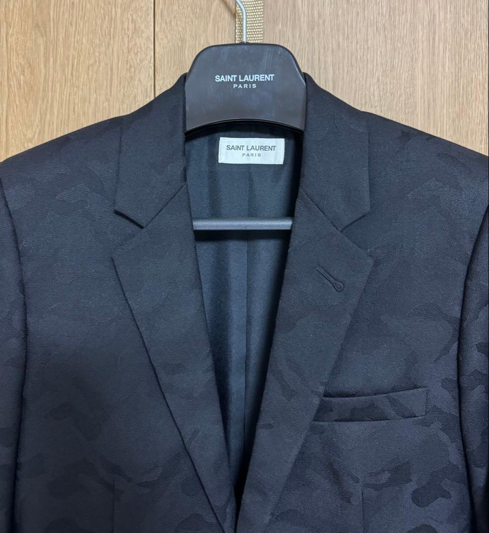 【未使用美品】SAINT LAURENT カモフラ ジャケット エディ 44