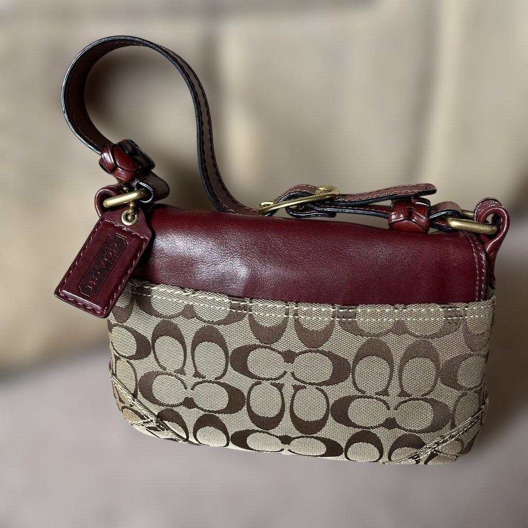 コーチ　シグネチャーバッグ　ヴィンテージ