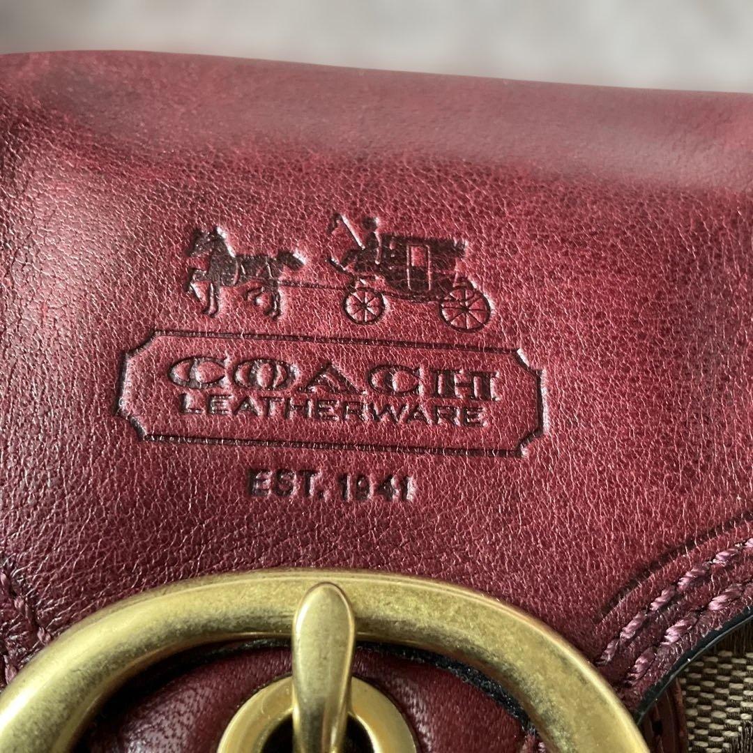 コーチ　シグネチャーバッグ　ヴィンテージ