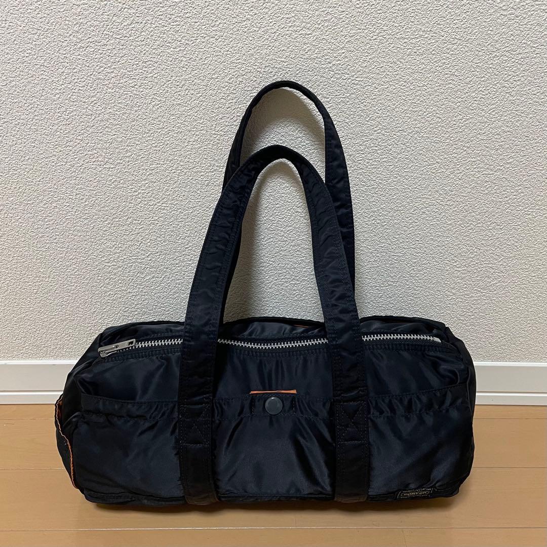 【美品】PORTER ポーター タンカー ミニボストンバッグ ブラック