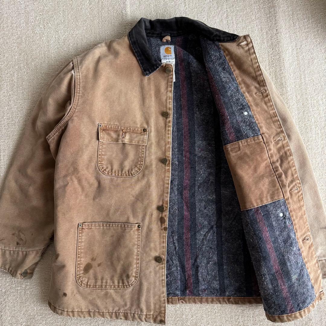 Carhartt USA製 ダックチョアコート L ブランケットライナー