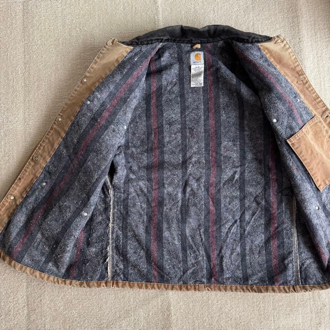 Carhartt USA製 ダックチョアコート L ブランケットライナー
