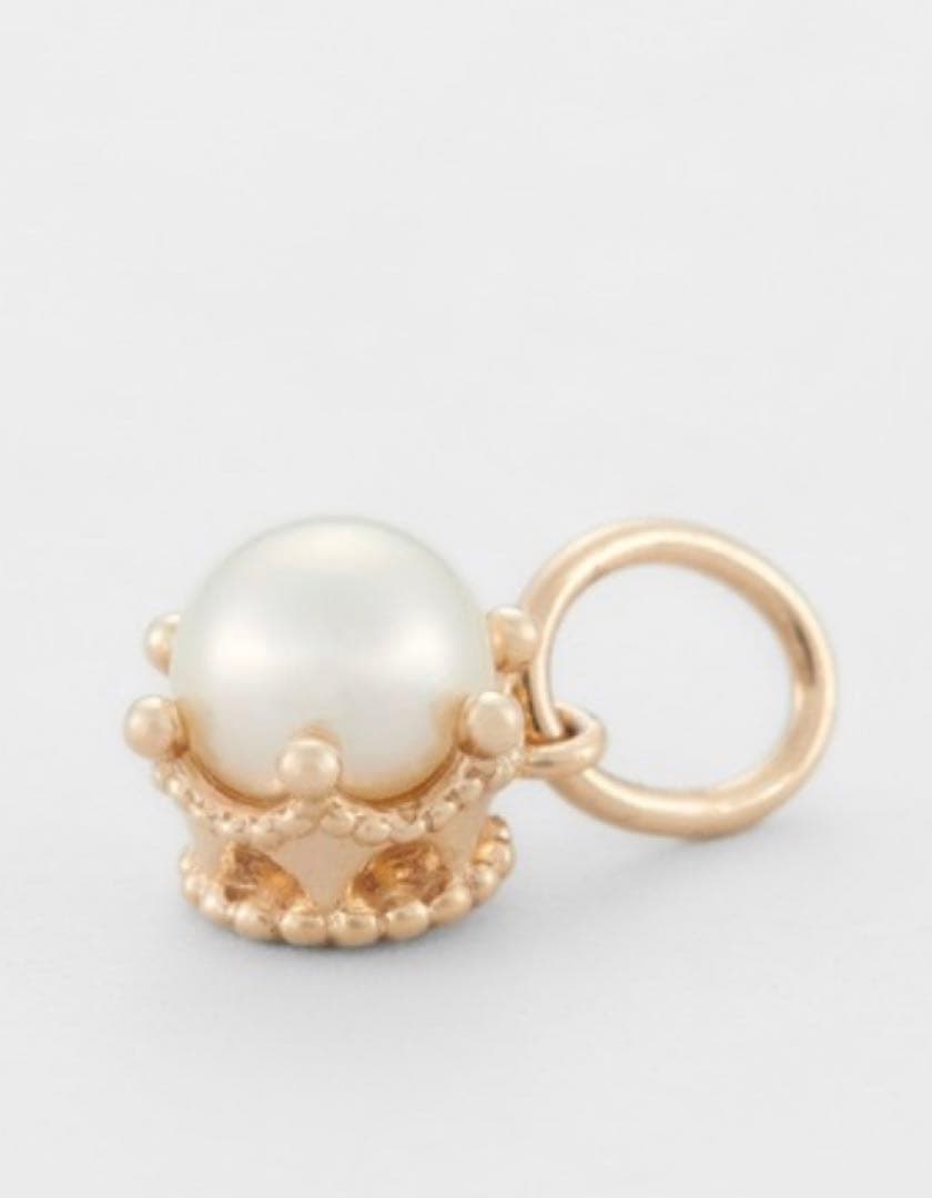 アガット　agete パールチャーム　k10