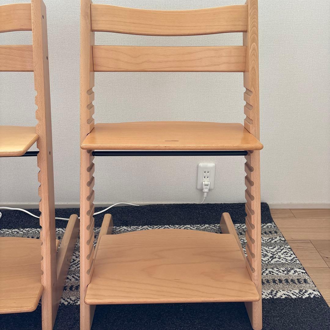 ストッケ　トリップトラップ　ナチュラル　2点