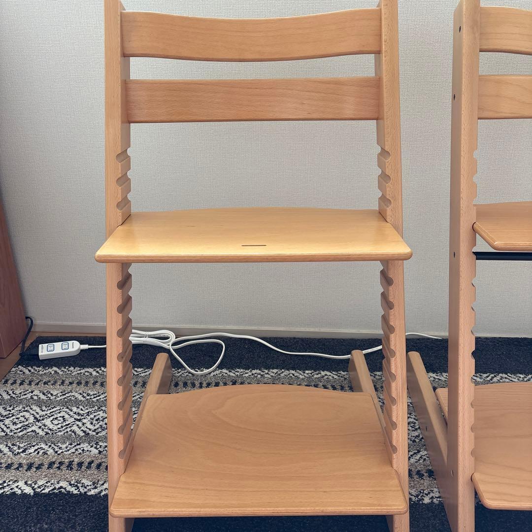 ストッケ　トリップトラップ　ナチュラル　2点