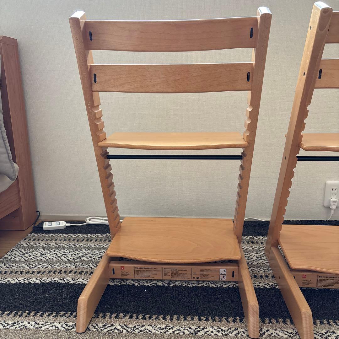 ストッケ　トリップトラップ　ナチュラル　2点