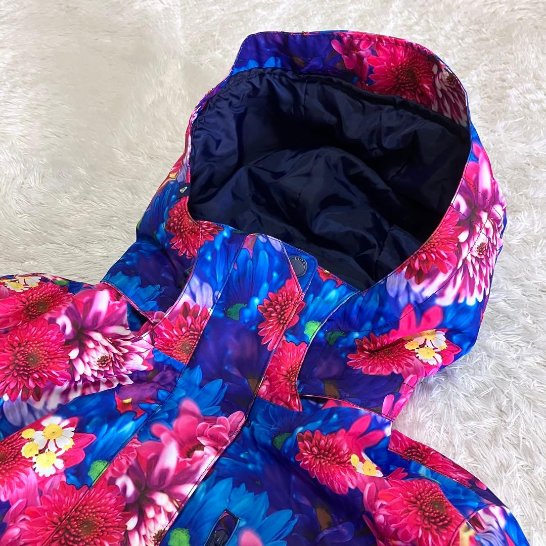 未使用 タグ付き ROXY 蜷川実花 コラボ スノージャケット 花柄 L