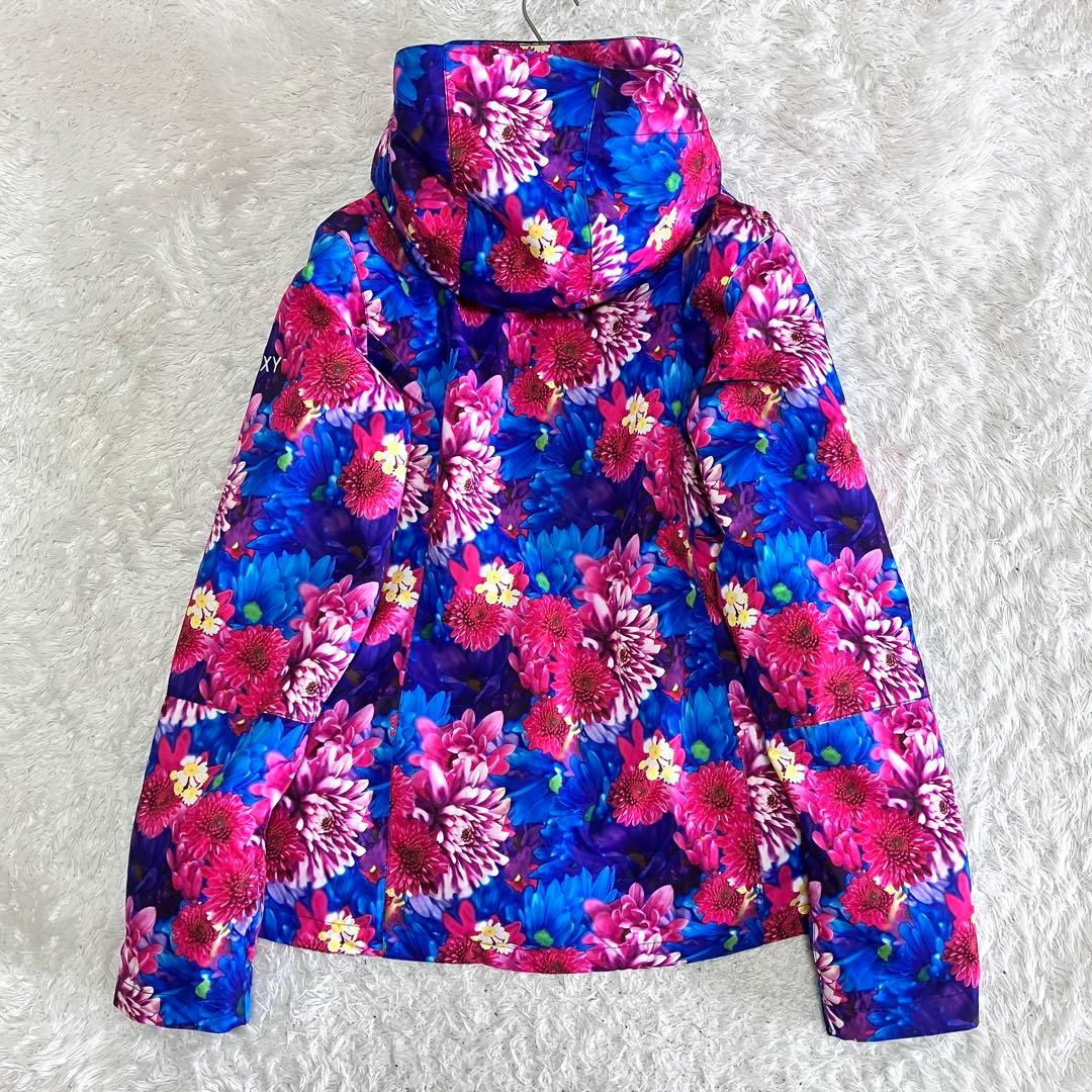 未使用 タグ付き ROXY 蜷川実花 コラボ スノージャケット 花柄 L