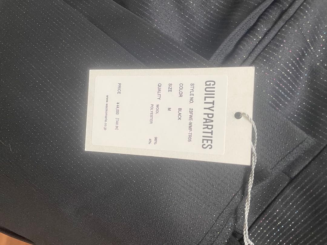 WACKO MARIA スラックス　トラウザー　Ｍ　レインボーラメ