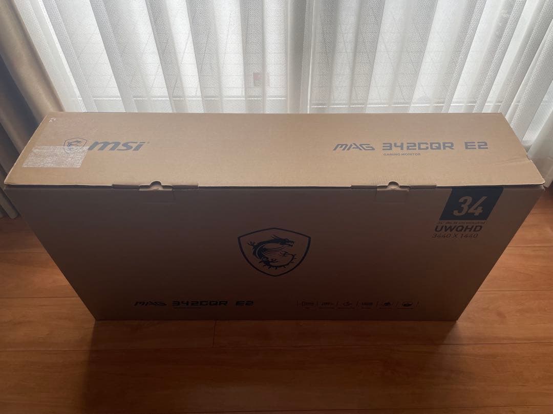 MSI MAG 342CQR E2 34インチ湾曲ディスプレイ