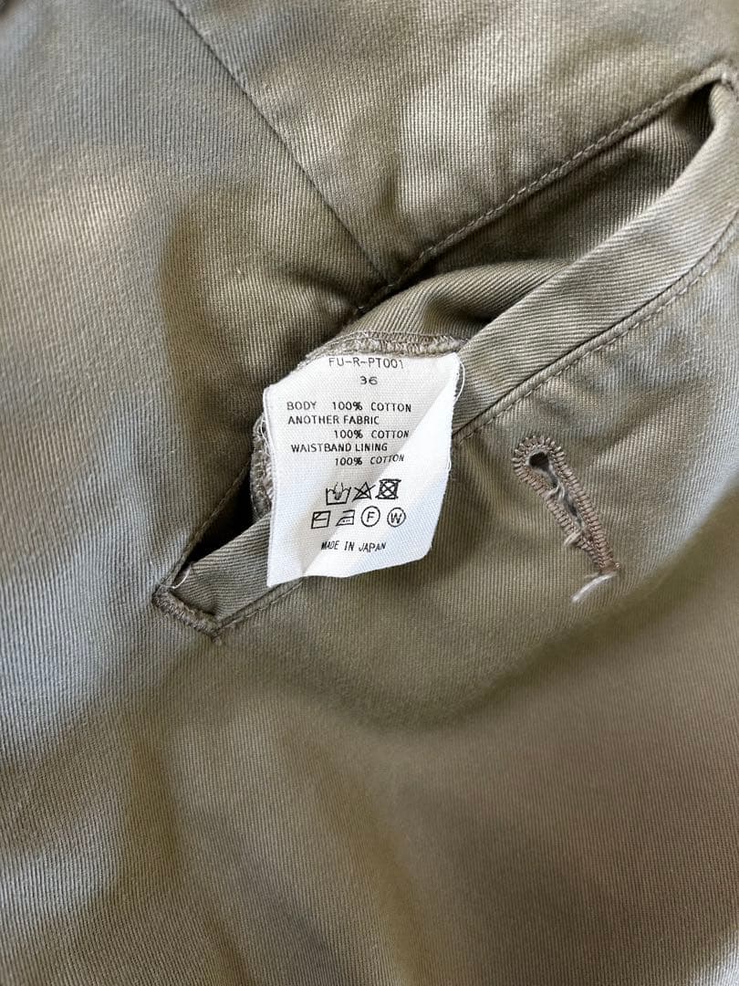 最終値下げ　FUMIKA_UCHIDA/CHINO TAPERED SLACKS