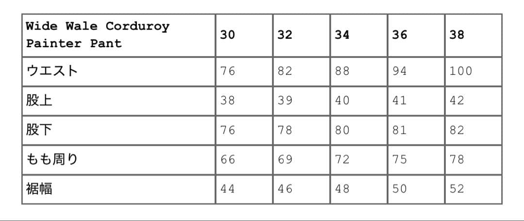 パンツ Supreme WideWaleCorduroyPainterPant 30