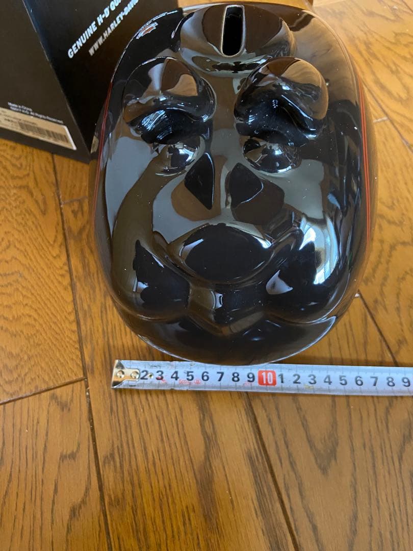 Harley-Davidson 豚型貯金箱 黒