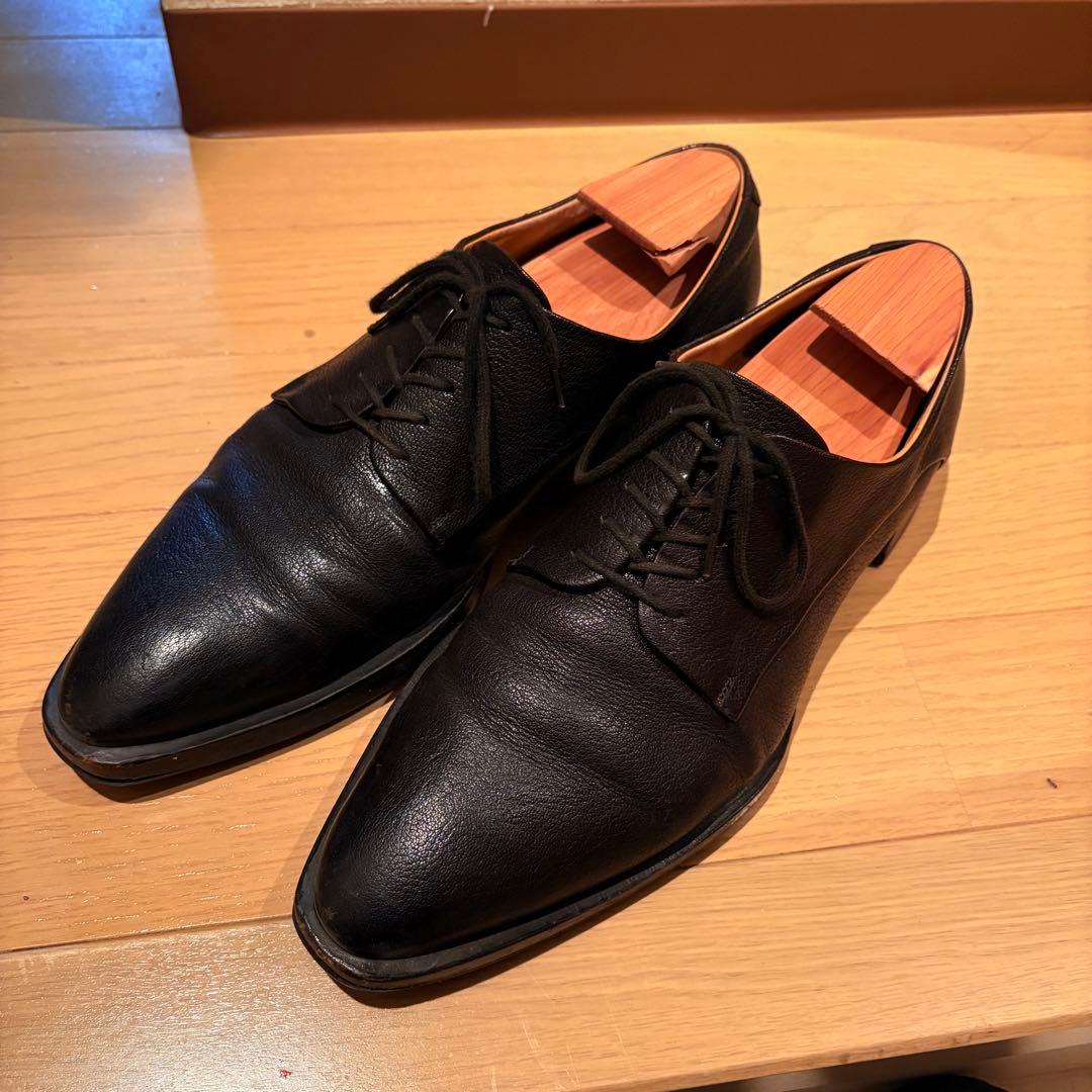 JIL SANDER レースアップシューズ ブラック ジルサンダー結婚式祝い事