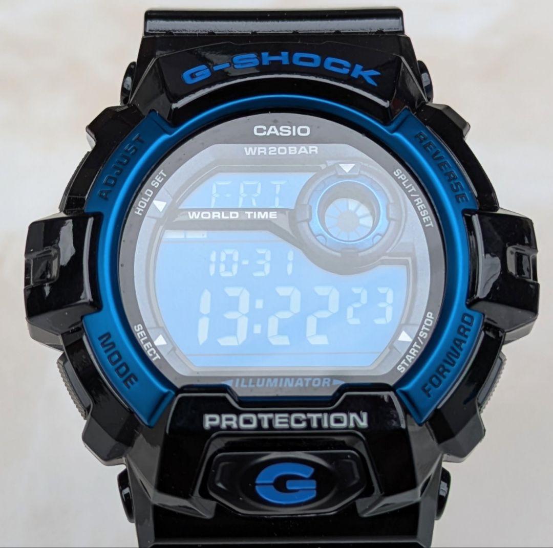 【新品同様】 CASIO GSHOCK ブルー/ブラック G-8900A黒青