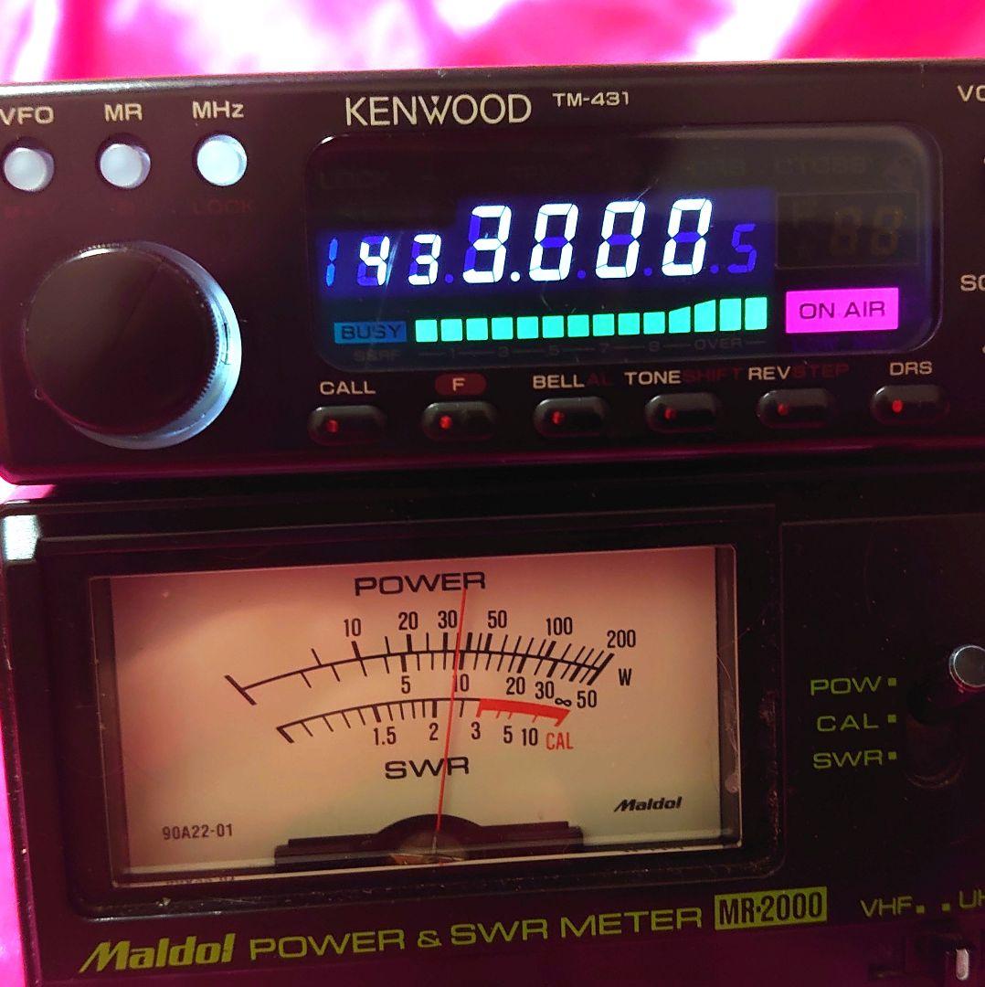 早い者勝ち‼️★KENWOOD TM-431S 430ハイパワー機★LED仕様