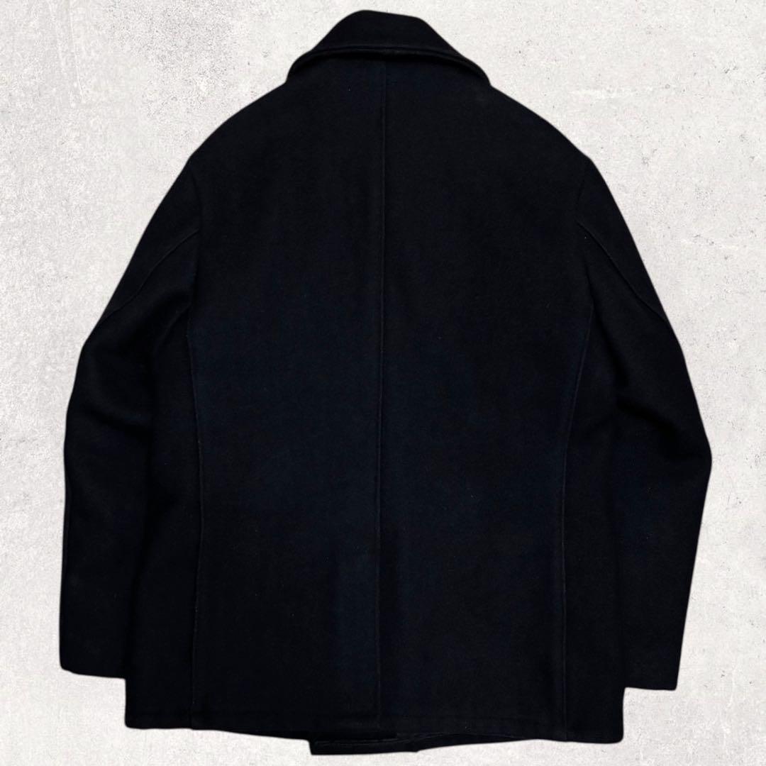 美品/42 USA製 SCHOTT ショット U.S.740N Pコート 黒