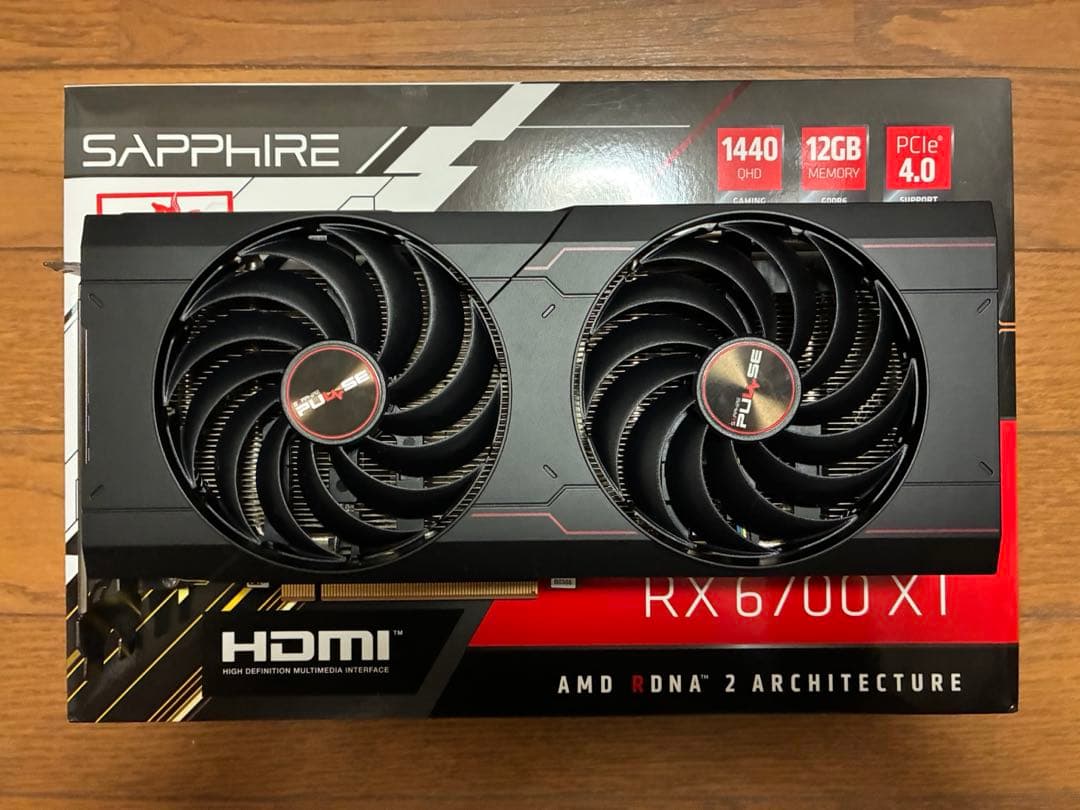 グラフィックボード・グラボ・ビデオカード SAPPHIRE PULSE Radeon RX 6700 XT OC 12G