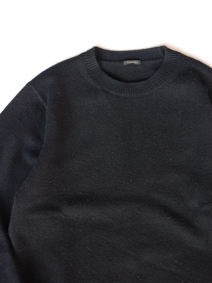 【最終価格】COMOLI / ラムズウール クルーネックニット