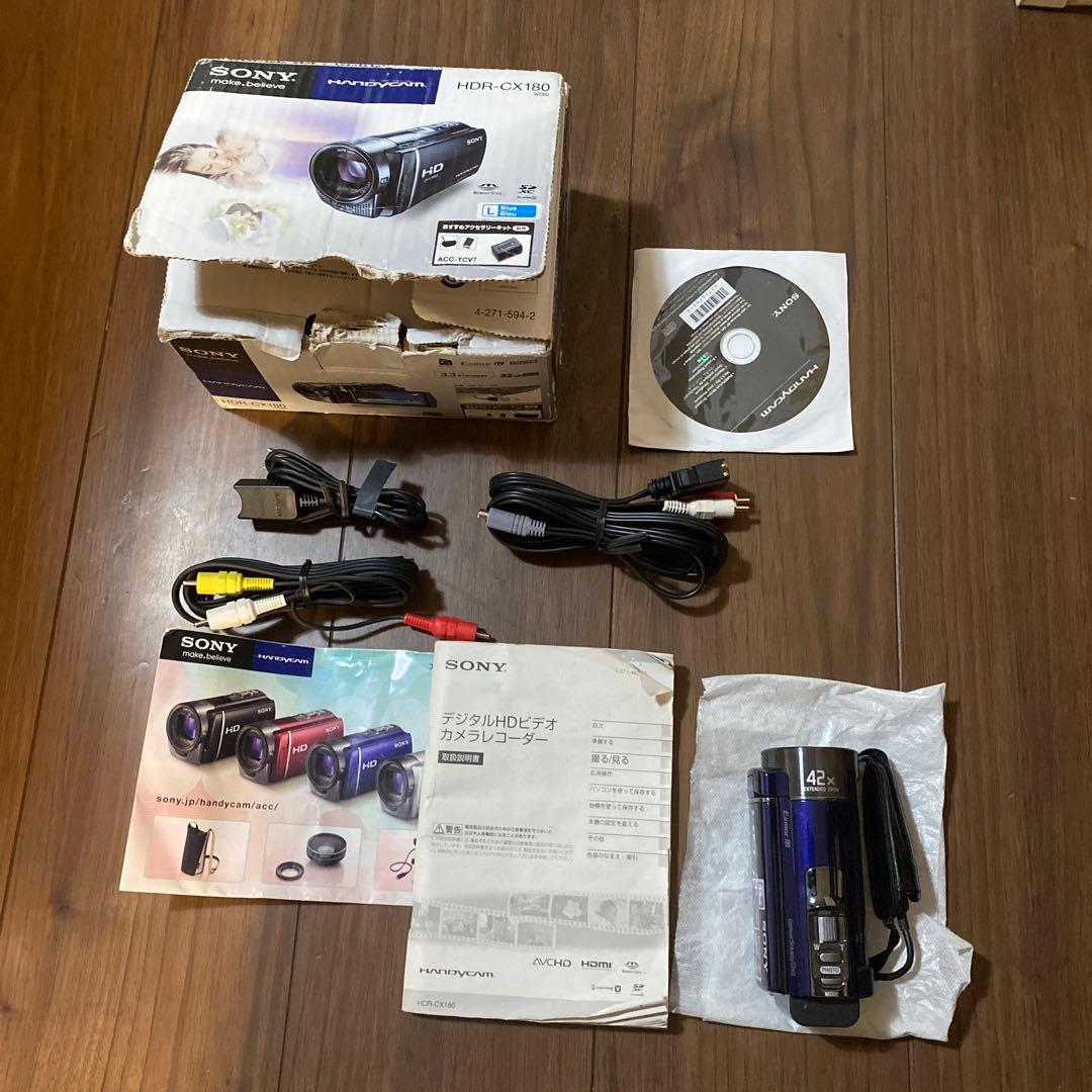 sony ビデオカメラ　HDR-CX180