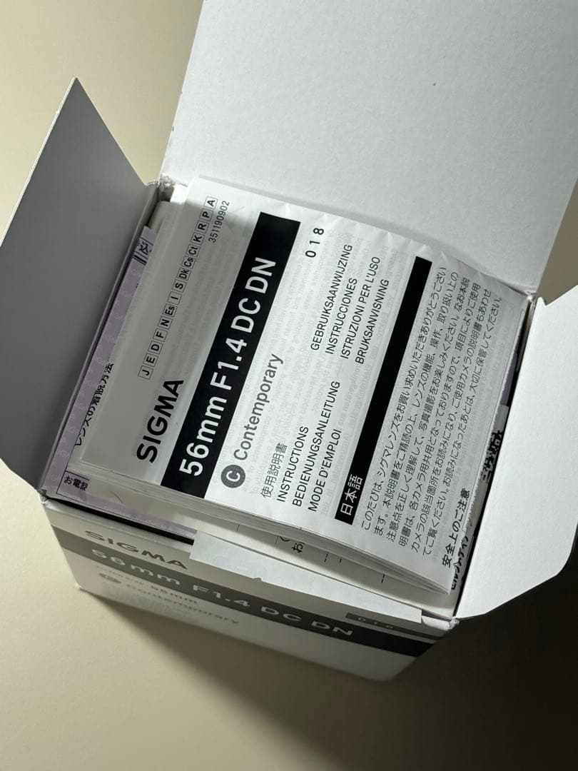 SIGMA シグマ Xマウント 56mm F1.4 DC DN