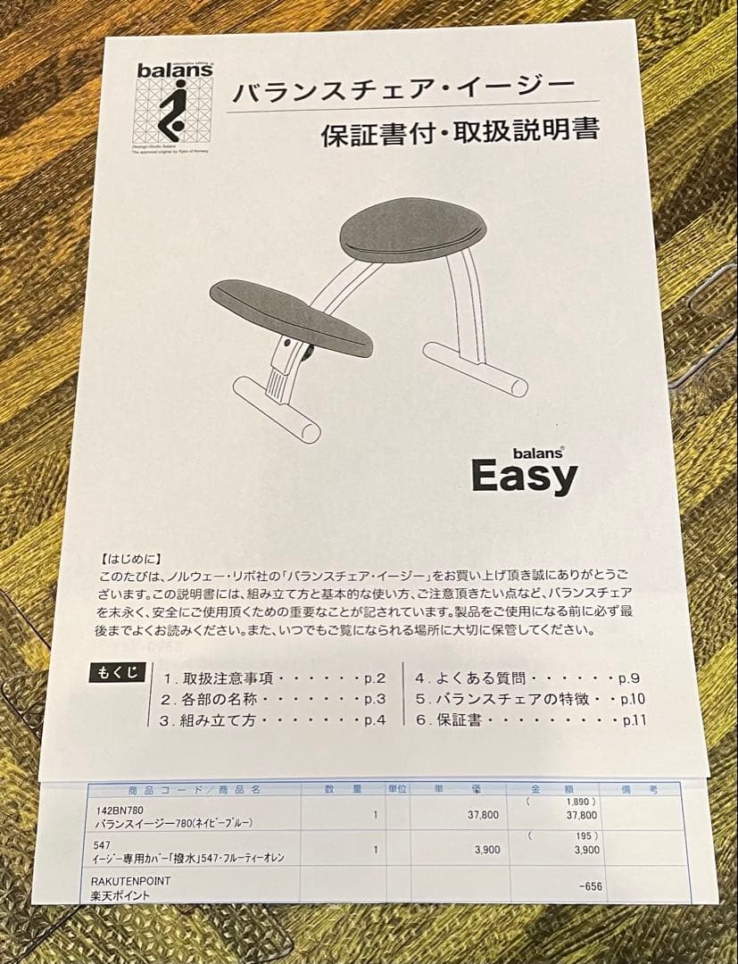 Rybo社　バランスチェア　バランスチェアイージー