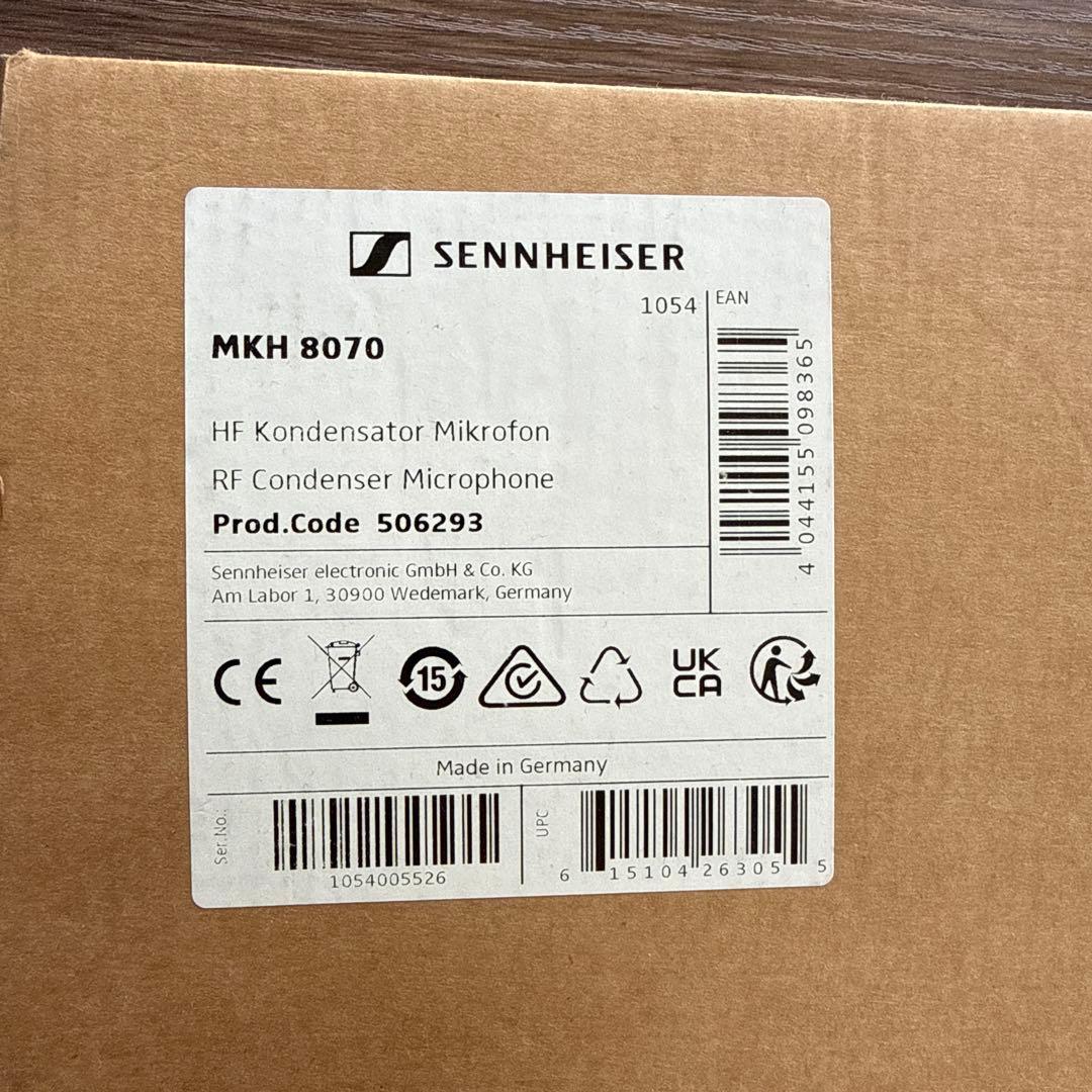 【12/17まで限定値下げ】ゼンハイザー　MKH 8070 コンデンサーマイク