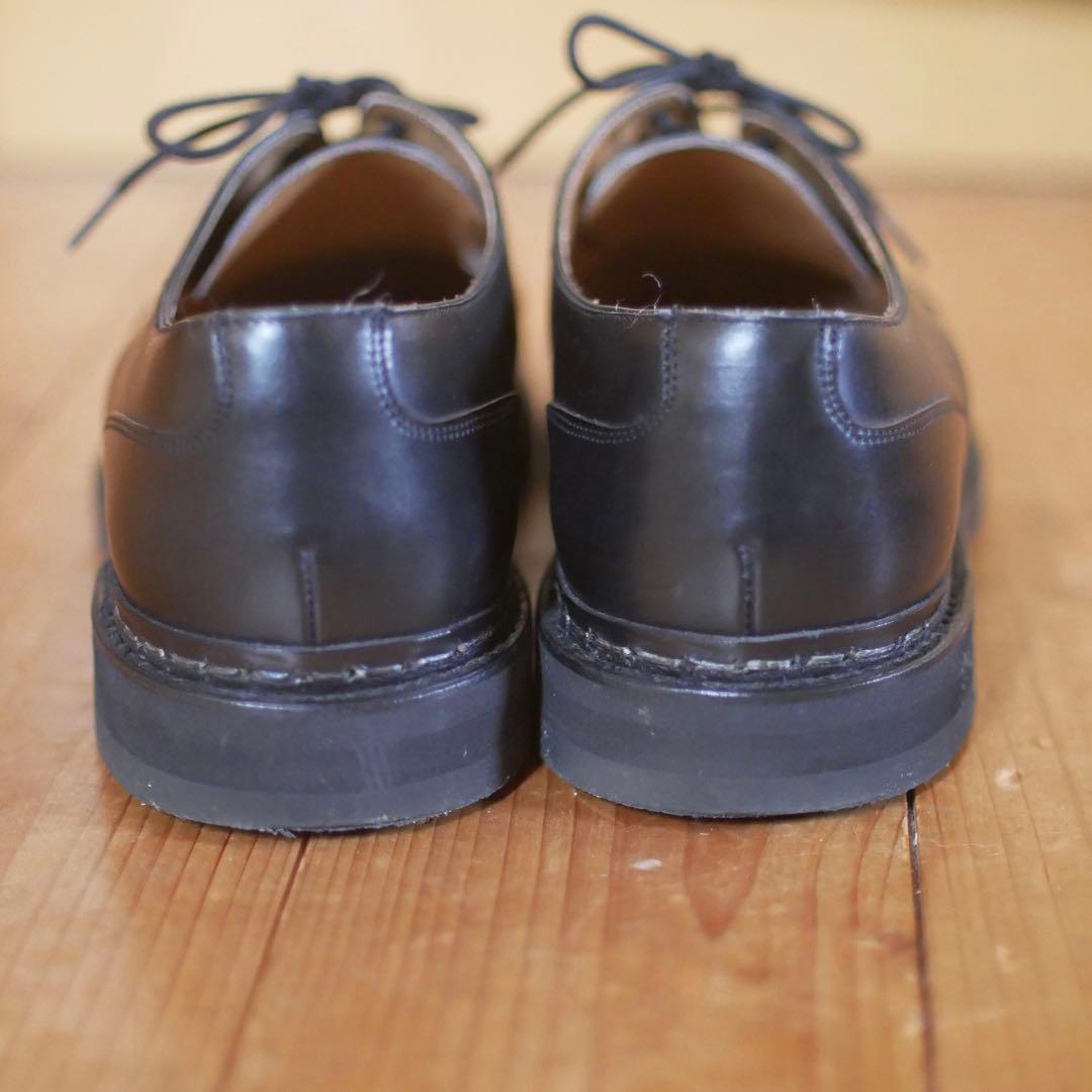 美品 Berwick バーウィック 4477 Uチップ ブラック UK 7.5