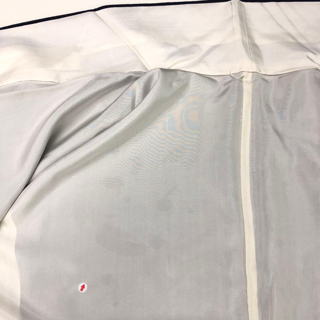 付下げ 波模様に扇子に花柄模様 金彩 KK-2138