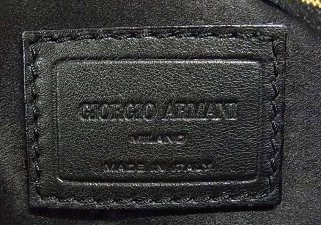 美品　ジョルジオアルマーニ　牛皮　GIORGIO ARMANI 定価30万