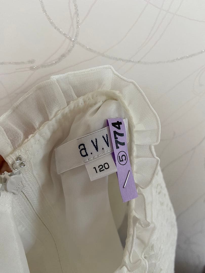 フォーマルドレスセット 120cm ネイビー・ラベンダー a.v.v.