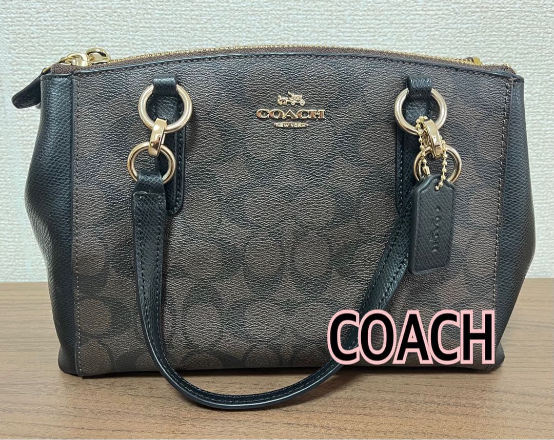 COACH ショルダーバッグ ブラウン/ブラック