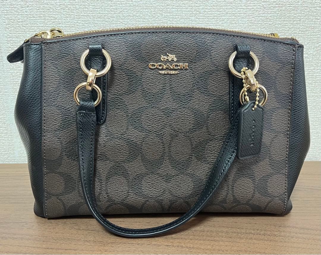 COACH ショルダーバッグ ブラウン/ブラック
