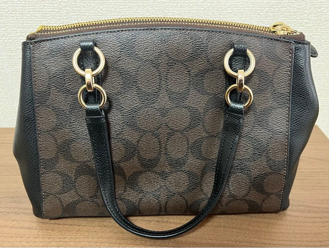 COACH ショルダーバッグ ブラウン/ブラック