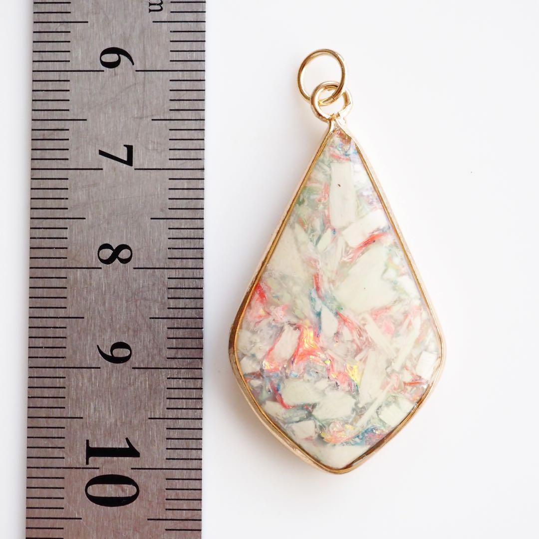 【もも】宝石質マルチカラーフローライトのシンプルブレスレット