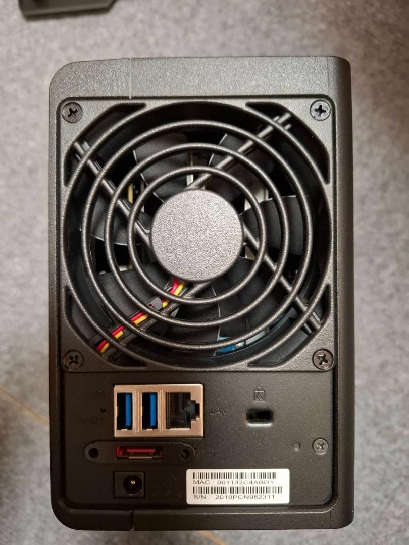 R*C様 Synology DS218+ NAS 2ベイ HDD(1TB*2)付