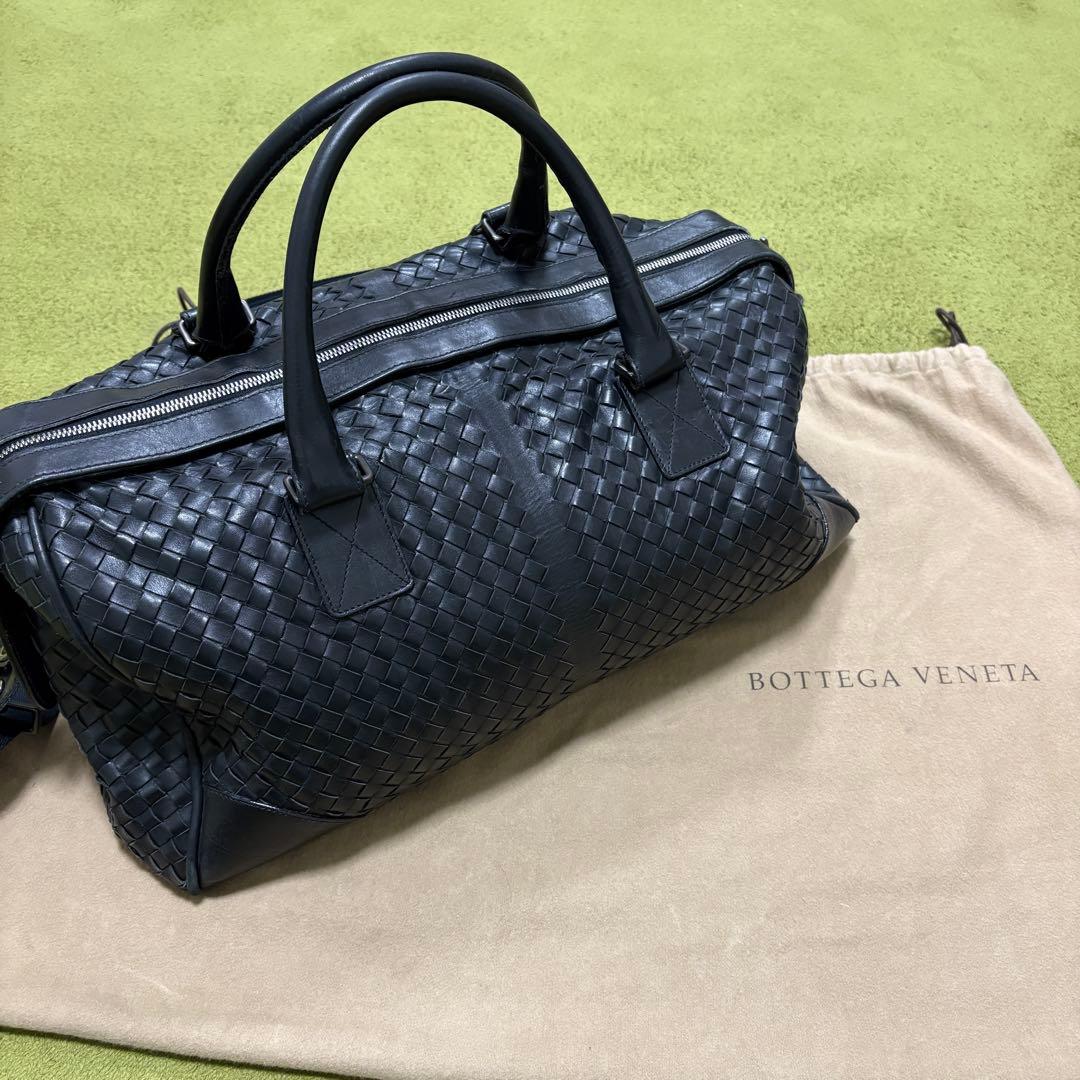 早い者勝ち！BOTTEGA VENETA ボッテガイントレチャートボストンバッグ