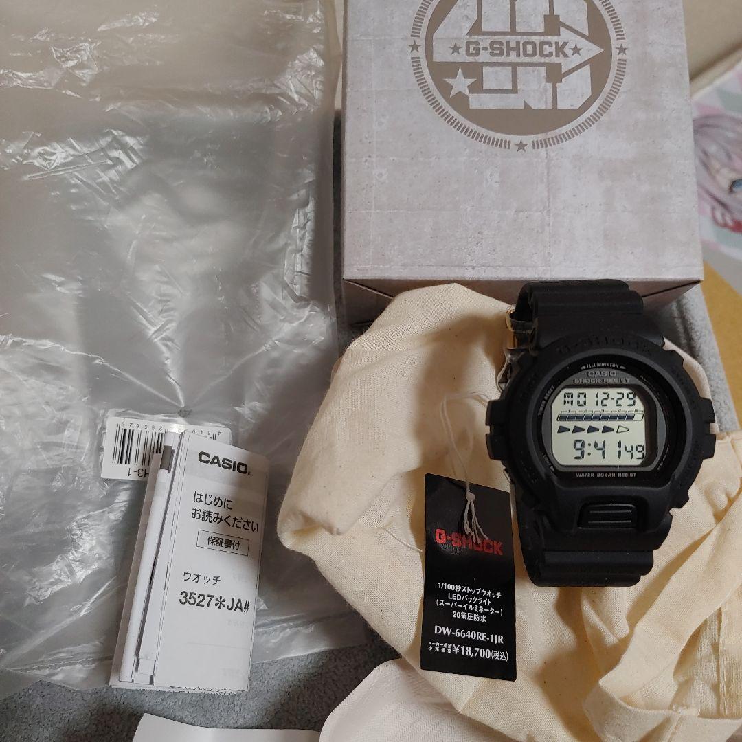 【未使用】G-SHOCK 40th Models DW-6640RE-1JR