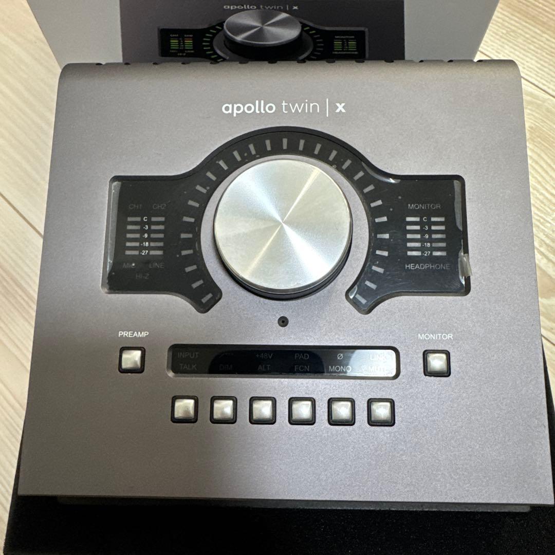 Apollo Twin X Quad Thunderbolt プラグイン多数