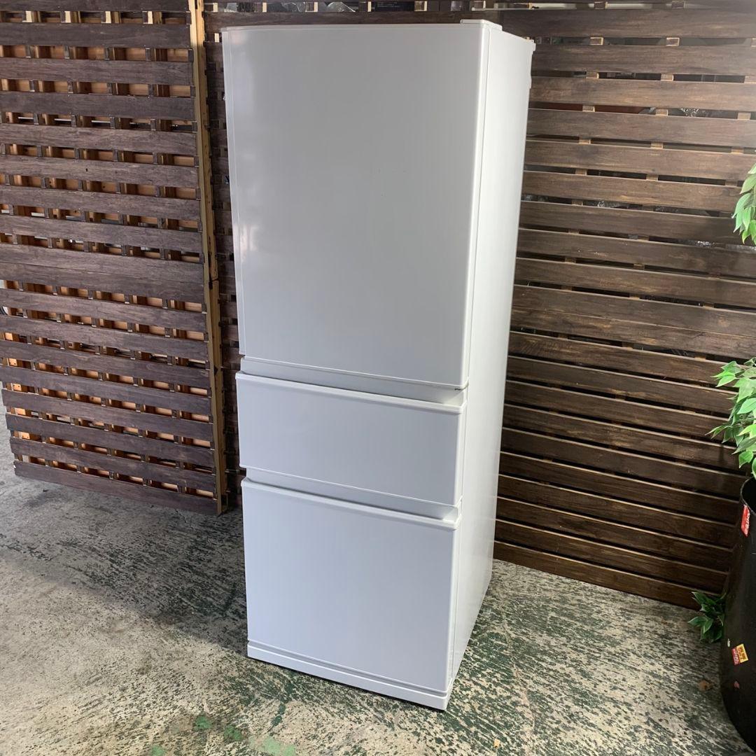 J555 三菱 MR-C33H-W 3ドア冷蔵庫 330L 2022年製