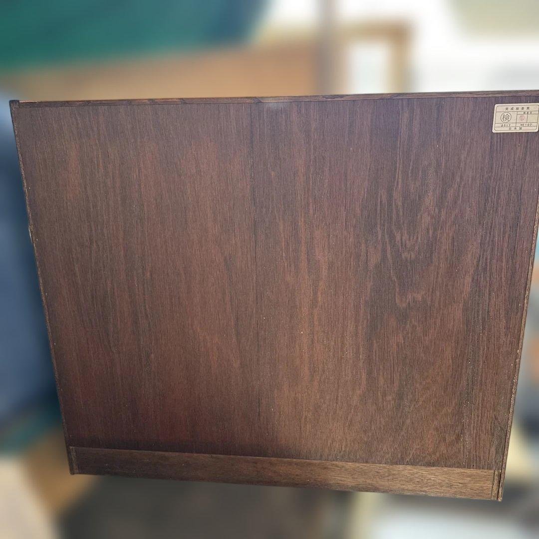 日本製 三越家具 ブルージュ ステンドグラス キャビネット サイドボード　訳あり