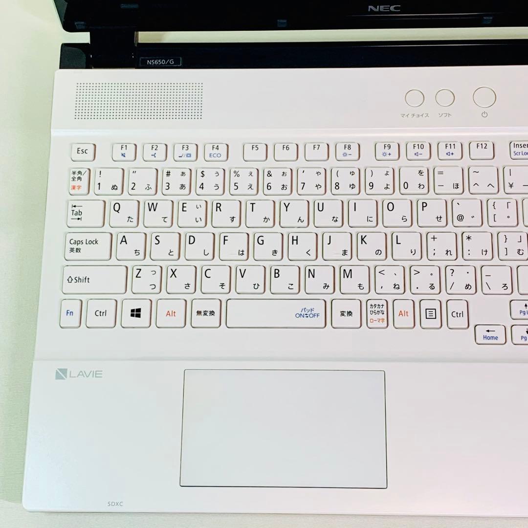 Core i7✨7世代✨SSD2TB✨32GB✨NEC✨ホワイト✨ノートパソコン