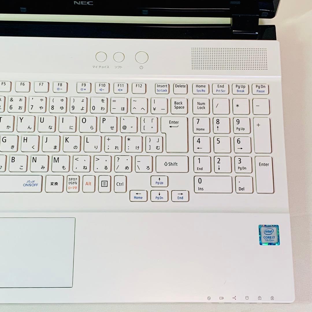 Core i7✨7世代✨SSD2TB✨32GB✨NEC✨ホワイト✨ノートパソコン