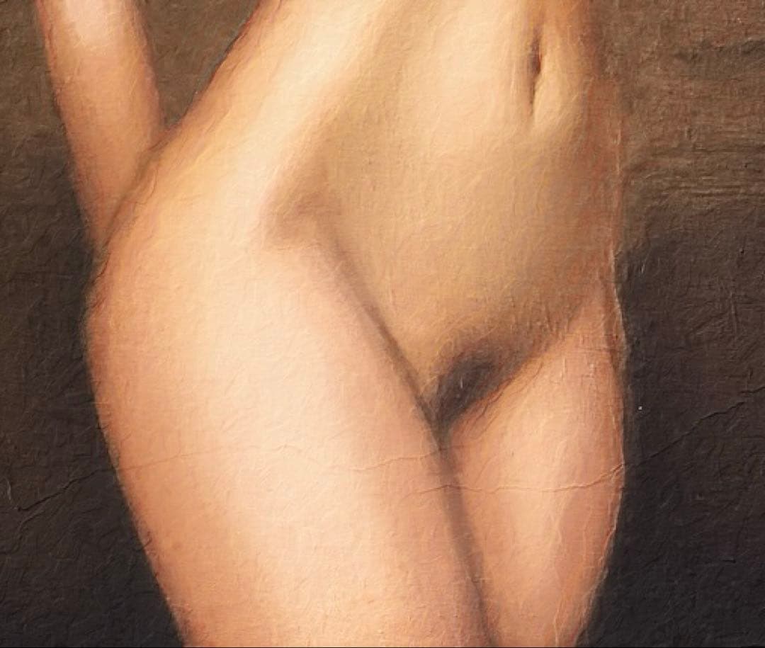 【最高傑作・裸婦画・リアリズムヌード油彩画風】美しい女性をモデルにしたアート作品