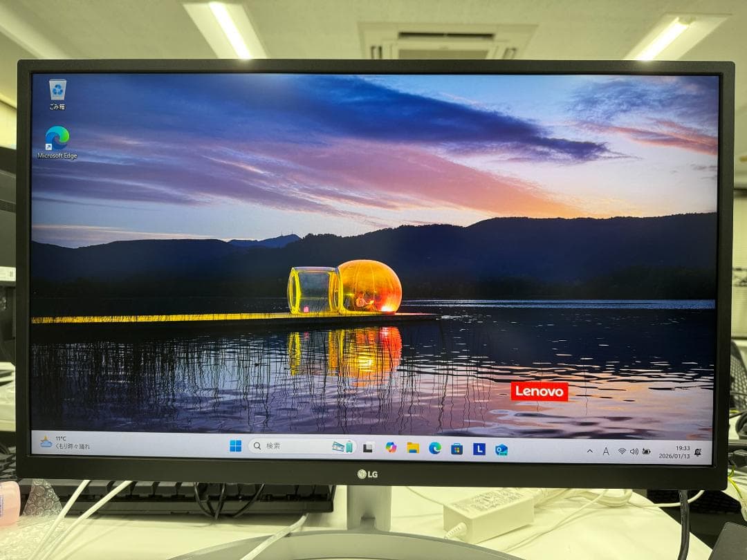 4Kモニター LG 27UL500-W 27インチ